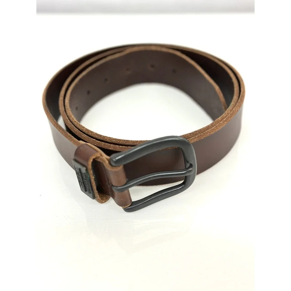 MEN'S LEVI'S Broun GENUINE LEATHER Belt size 44/110cm #11LV02HO